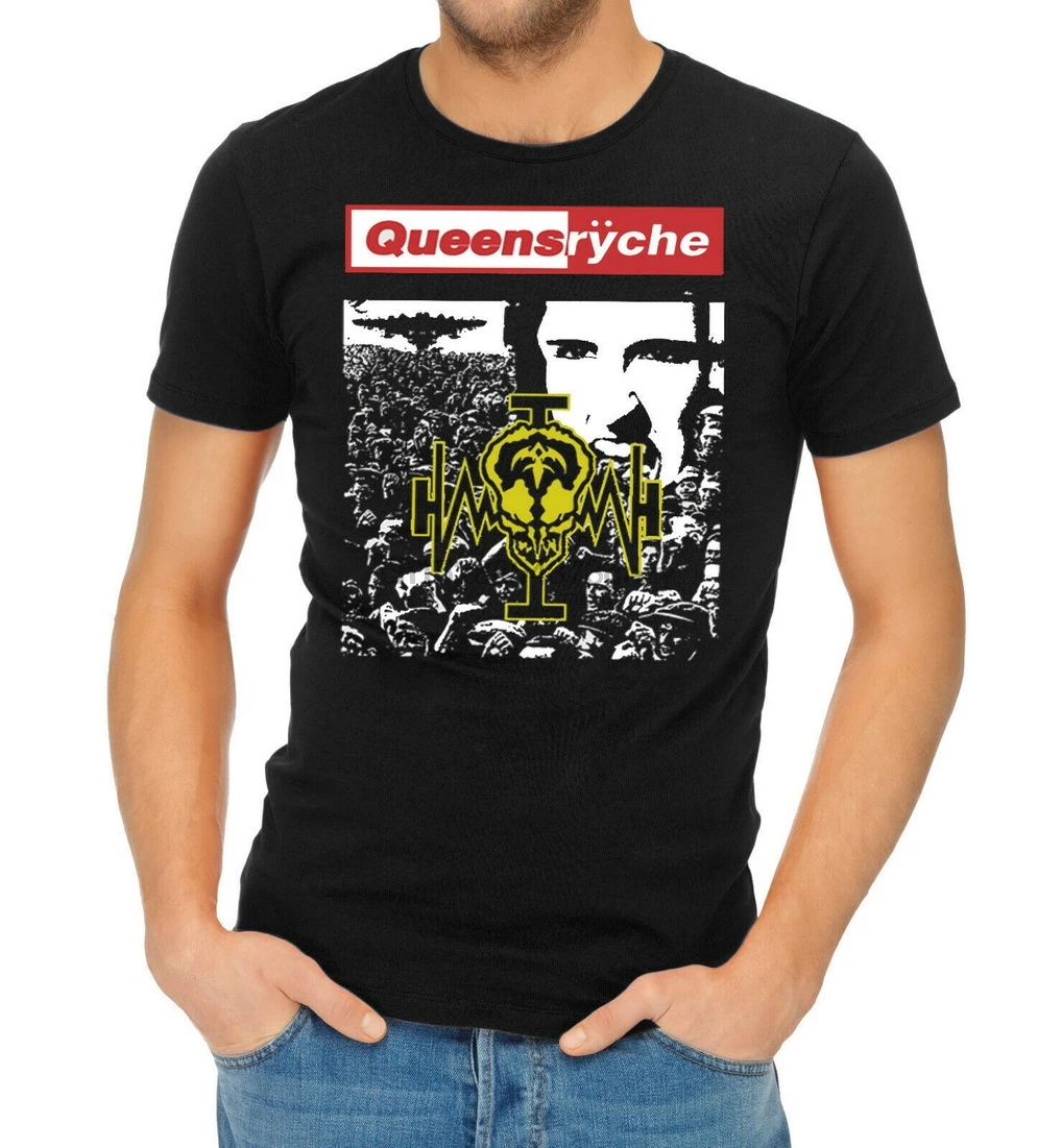 Queensryche Управление MindCrime 1988 футболка с изображением обложки альбома уличная