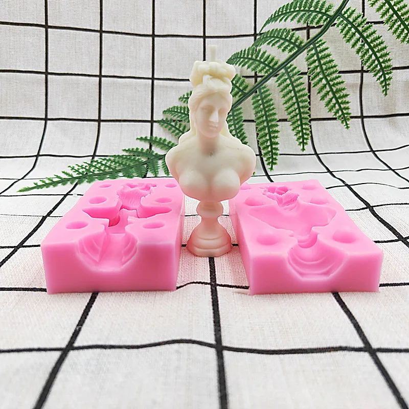 

Ancient Character Goddness Venus Candle Mold Cake Decor Candy Chocolate Mould