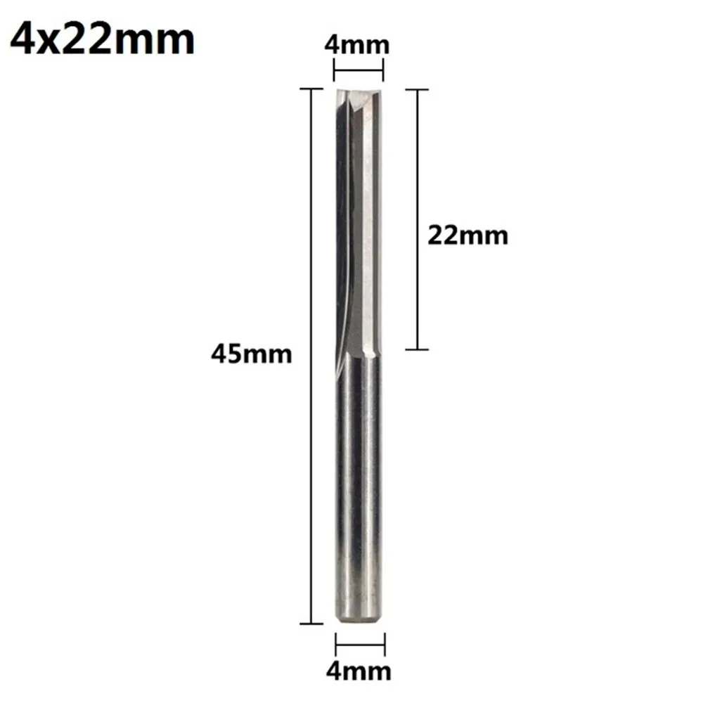 

4/6mm Milling Tool Two Flute Straight Wood CNC Engraving Cutter Carbide End Mill 4mm 6mm Alloy Coating Tungsten Steel Cutting