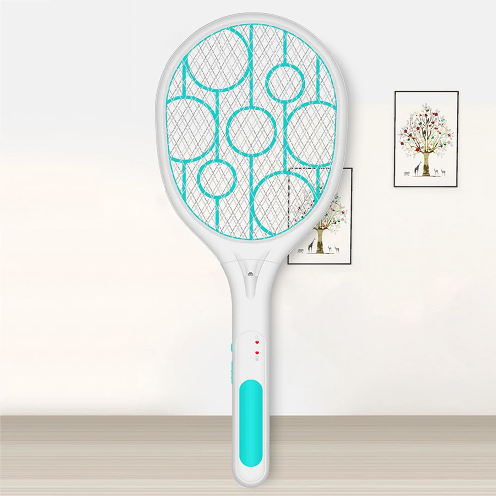 

Hot Sale 3600V Electric Insect Racket Swatter Zapper USB 1200mAh Rechargeable Mosquito Swatter Kill Fly Bug Zapper Killer Trap