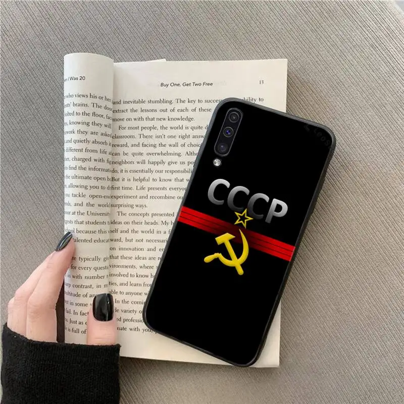

Soviet Union Flag pattern Phone Case For Samsung galaxy A S note 10 7 8 9 20 30 31 40 50 51 70 71 21 s ultra plus