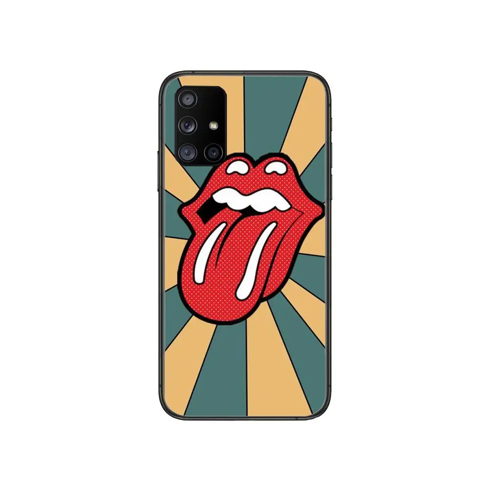 

Rollings Stone combination Phone Case Hull For Samsung Galaxy A 50 51 20 71 70 40 30 10 80 E 5G S Black Shell Art Cell Cove