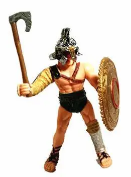 6 шт. Римский самурайский Солдат модель игрушка для украшения стола комнаты