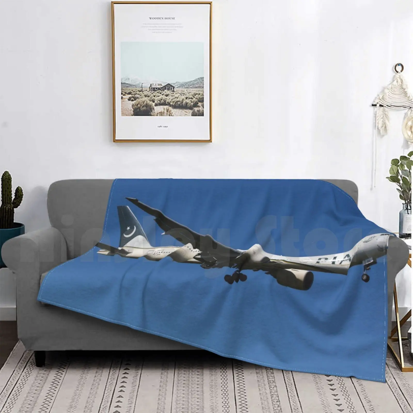 

Pakistan International Boeing 777 Blanket Fashion Custom Pia Pia 777 Pia Boeing Pia Jet Pia Pia Boeing 777