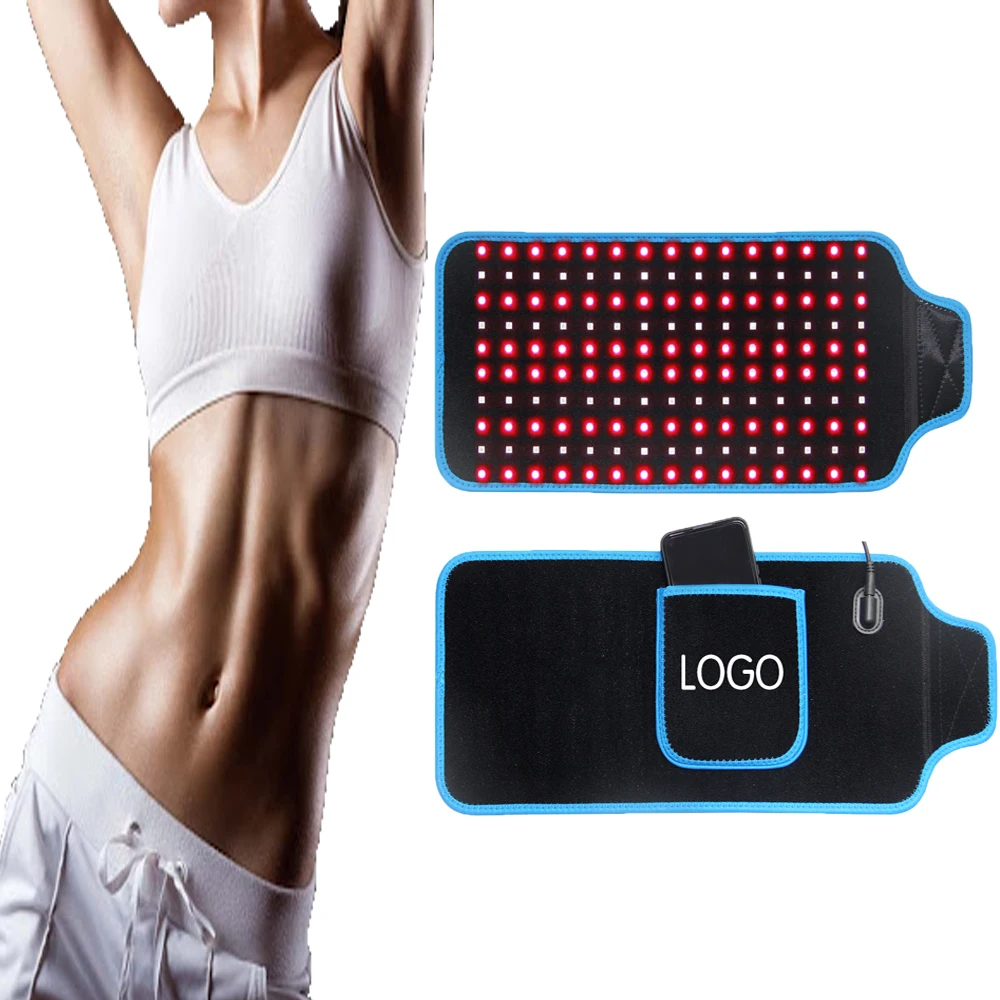 IDEAREDLIGHT TLB120 Red Led Light Therapy Belt Infrared 150 LED Anti Aging Therapy Light Wrap for Full Body Skin Pain Relief