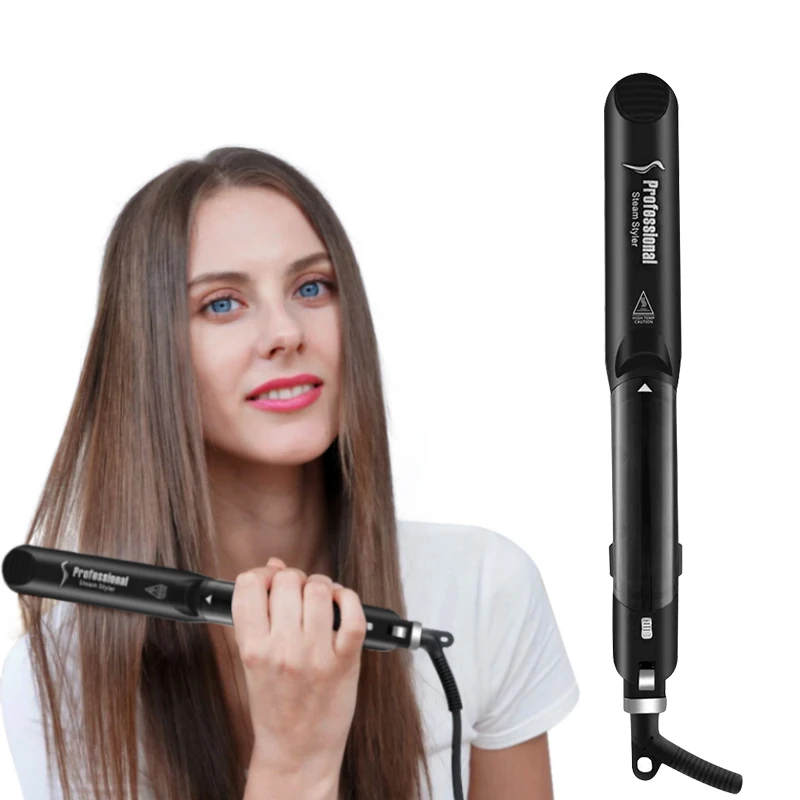 

Выпрямитель для волос с паром, керамический паровой утюжок для выпрямления и укладки волос
