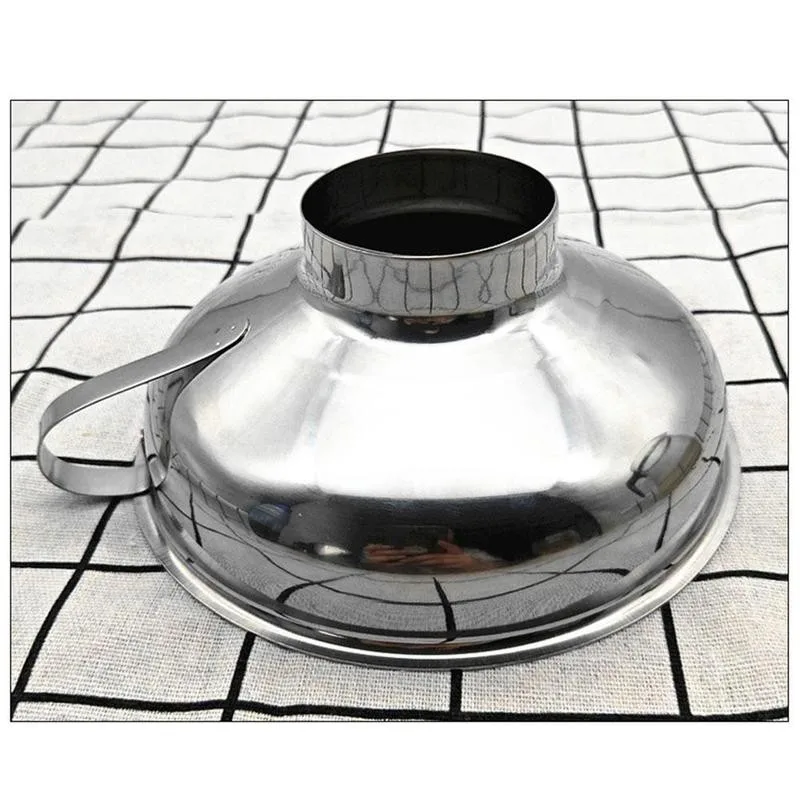 

Steel Wide Mouth Funnel Cup Filter Funnel Pickles Jam Canning Hopper Kitchen Gadget Cooking Tools Wide Mouth Funnel