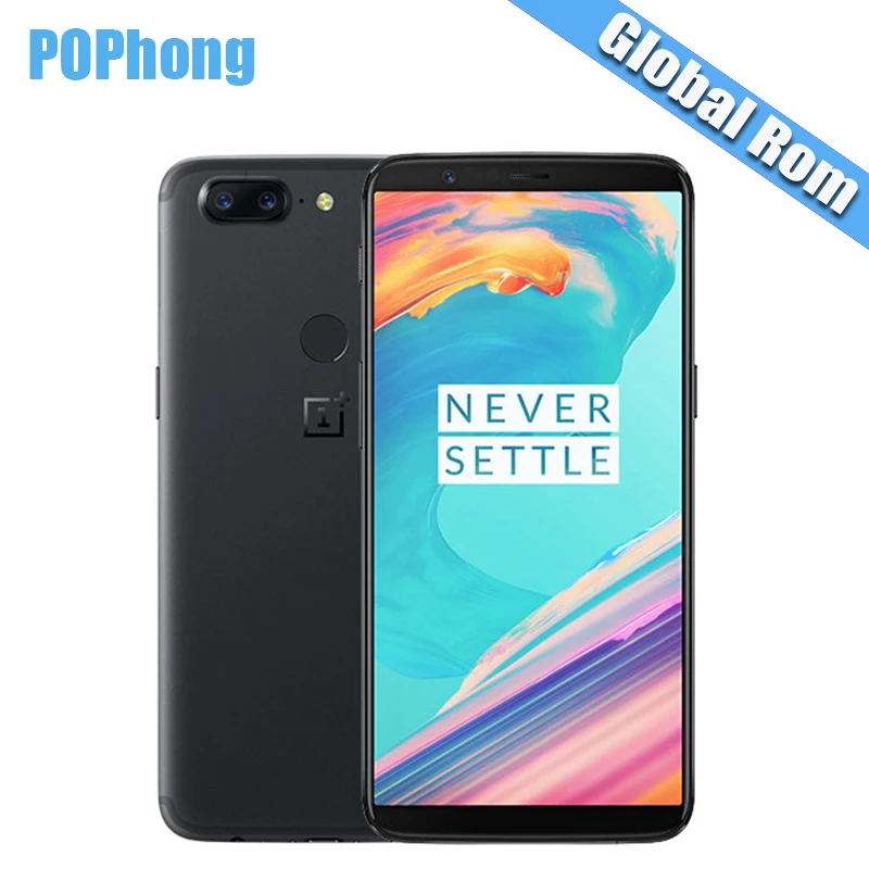 Глобальная прошивка Oneplus 5T Мобильный телефон 6 01 дюймов AMOLED Snapdragon 835 Восьмиядерный