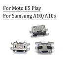 50 шт.лот, Samsung Galaxy A32 A02S A10S A10для Moto E5 Play Micro USB разъем для зарядки, разъем, штепсельная вилка, док-разъем