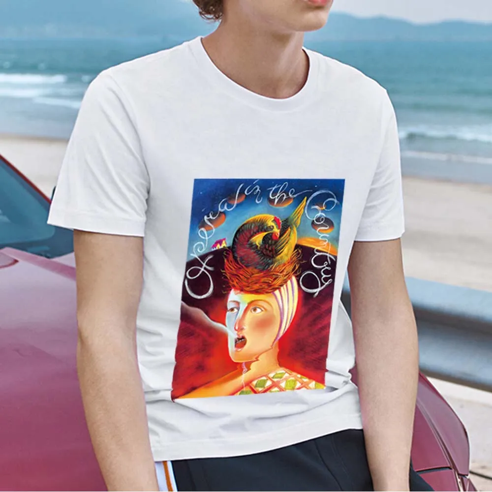 

Summer T-shirt Men's Clothing Casual Retro Street Fun Fashion Street Art Printed Pattern Series T-shirt Round Neck Commuter Top