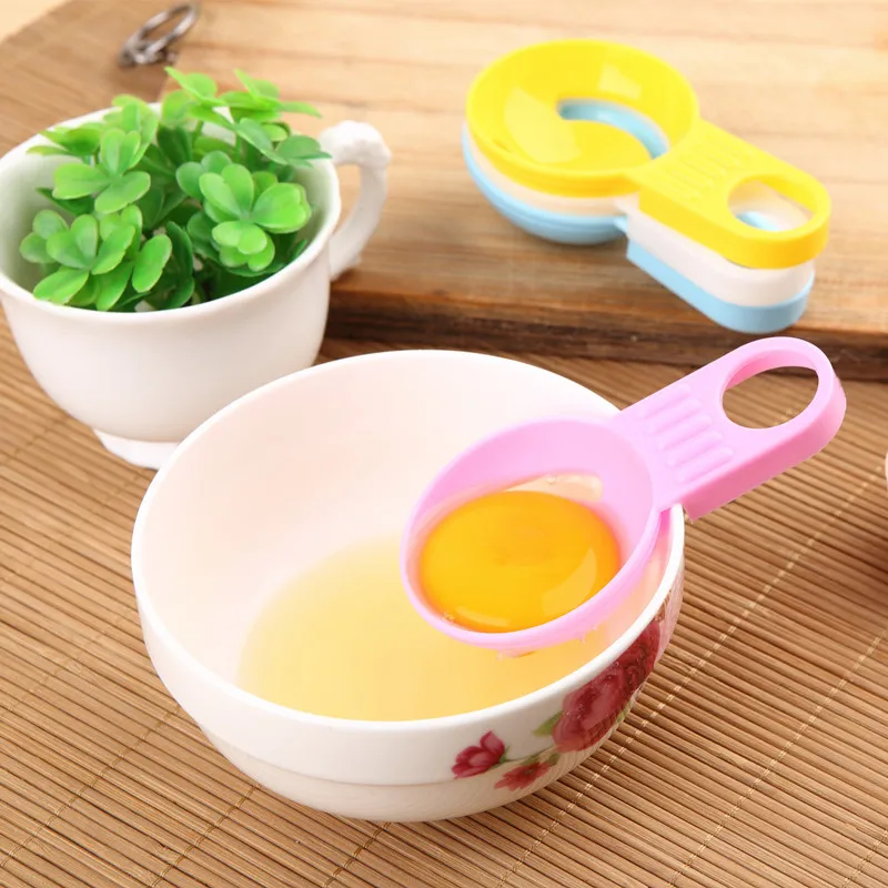 2pcs Egg Separator Yolk Separation Processing Essential Kitchen Gadget Food Grade Material For Home Family | Дом и сад