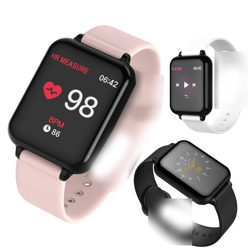 100% Оригинальный B57 смарт браслет измерение артериального давления фитнес трекер