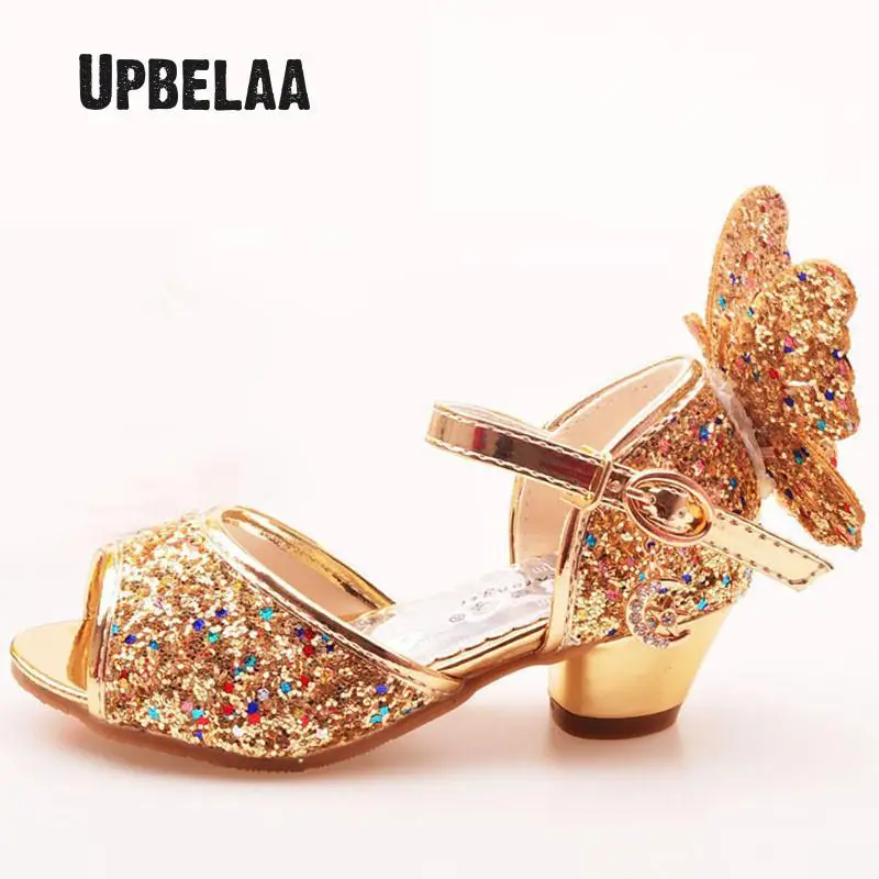 Детская обувь из блестящей кожи на платформе вечерние модельные свадебные