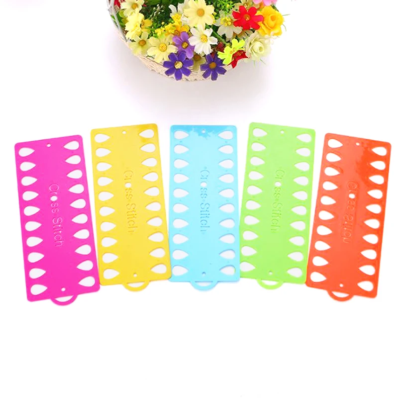 Пластик крест стежка строки доска Вышивальная нить Органайзер | Дом и сад