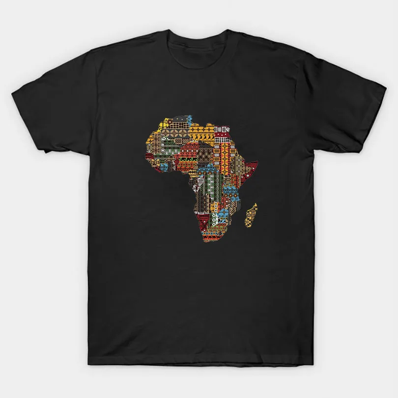 

Melanin Educated Black Girl Africa Map Graphic Print Women Shirt Summer Short Sleeve Tshirt Harajuku 90s Kawaii Female Tops Tee