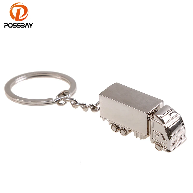 Серебряный брелок для ключей POSSBAY металлический милый автомобильный креативный