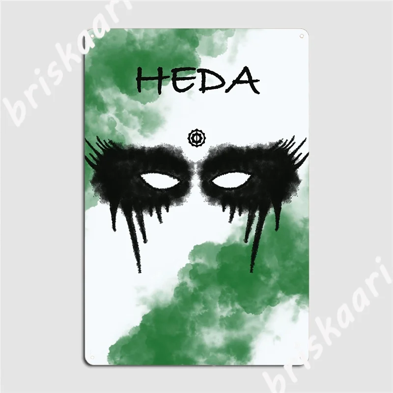 

Металлический знак Heda, Настенный декор для паба, гаража, настенная пещера, украшение, оловянный знак, плакат