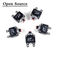 5pcs overload switch with waterproof cover fuse 2a 20a circuit breaker mr1switch overload protector push button and cap