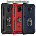 Противоударный армированный Магнитный чехол для Samsung S7 S8 S9 S10 S20 S21 S22 Note 20 10 9 8 Plus Ultra A7 A8 A6 A9 A10 A10S, чехол для телефона