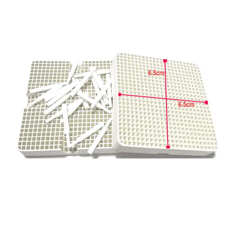 2 пластины с 20 керамическими гвоздями стоматологические лабораторные материалы