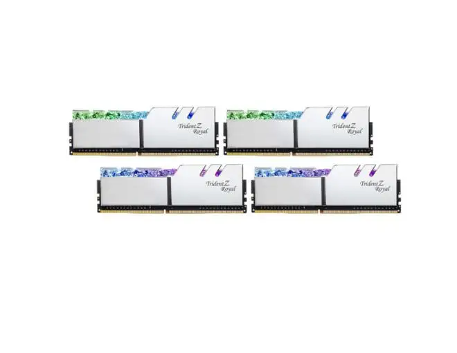 baratas G. Habilidade 128gb (32gx4) Conjunto Ddr4 3600mhz Módulo De Memória Desktop/royal Halberd (prata) C18 F4-3600C18Q-128GTRS
