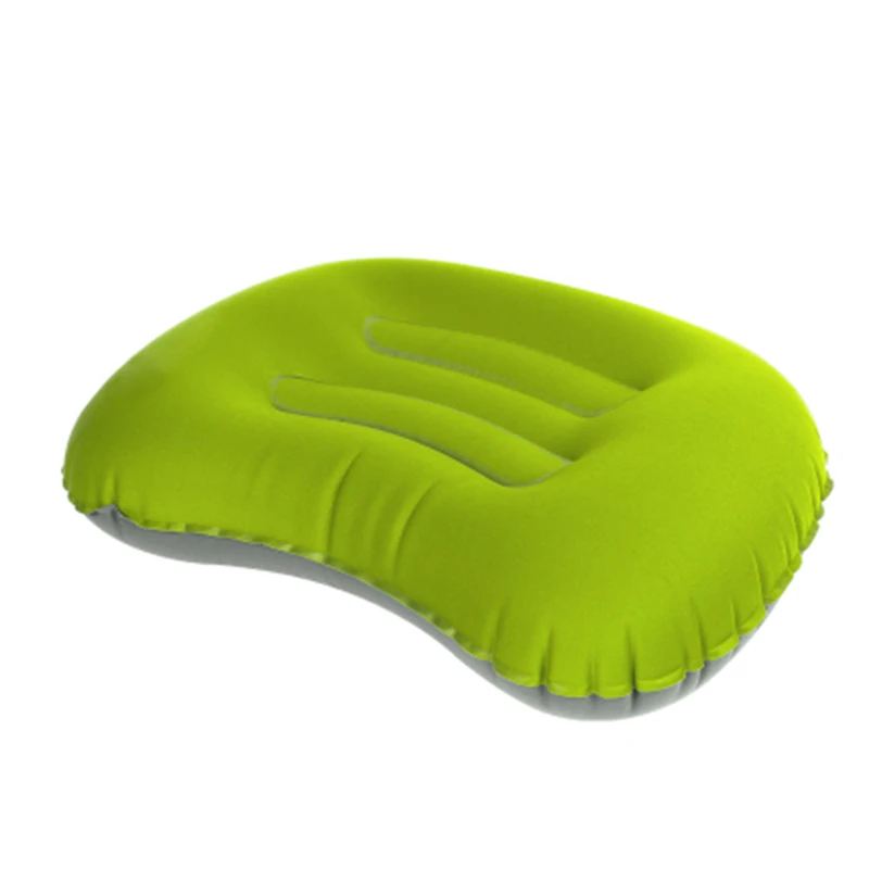 inf Green Pillow Мини подушка для шеи для путешествий, сверхлегкая портативная надувная подушка, воздушная амортизация для улицы, палатка для путешествий, мягкая подушка из ТПУ - Цвет: inf Green Pillow