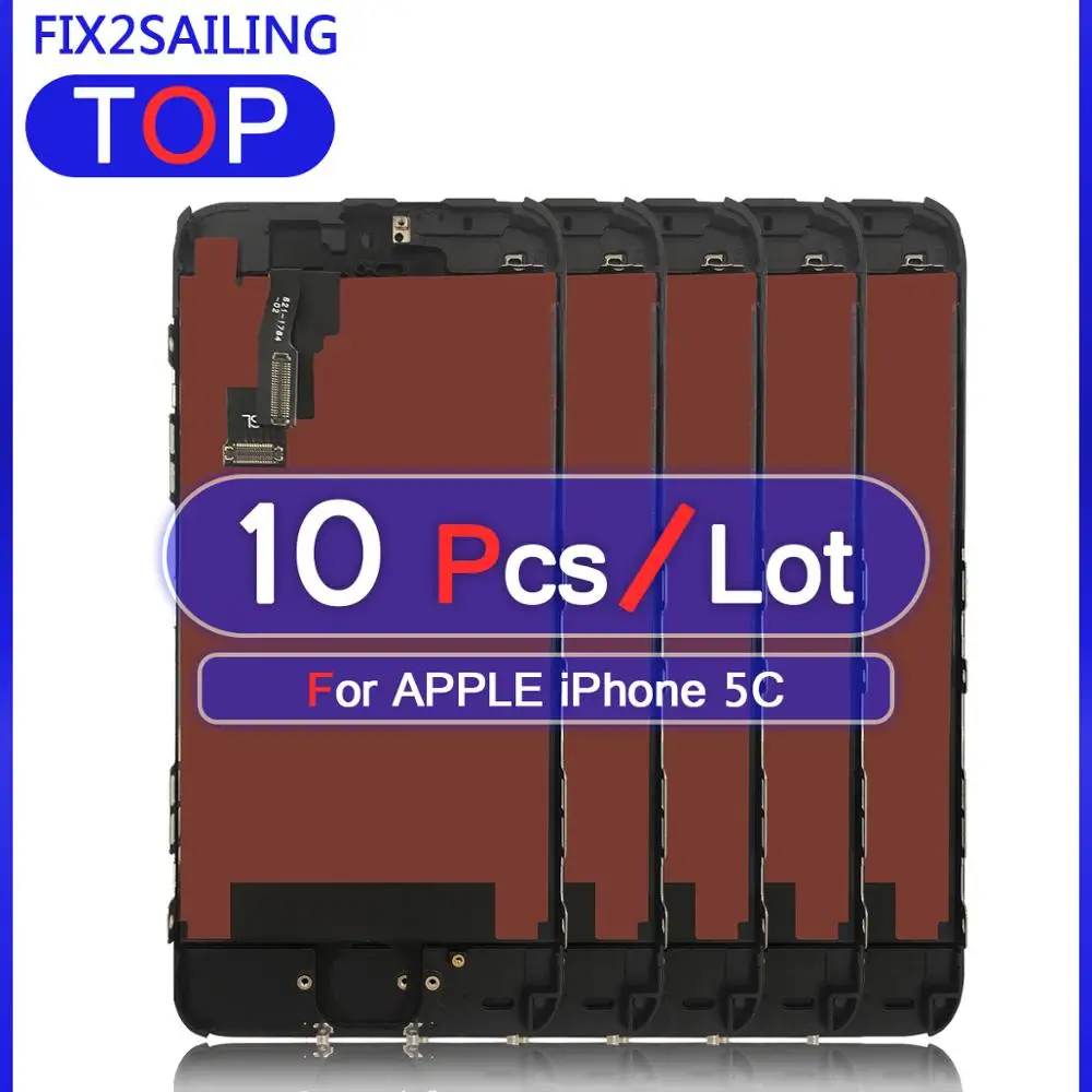 Высококачественный ЖК дисплей для Apple iPhone 5C 10 шт. качество AAA +++ 100% Протестировано