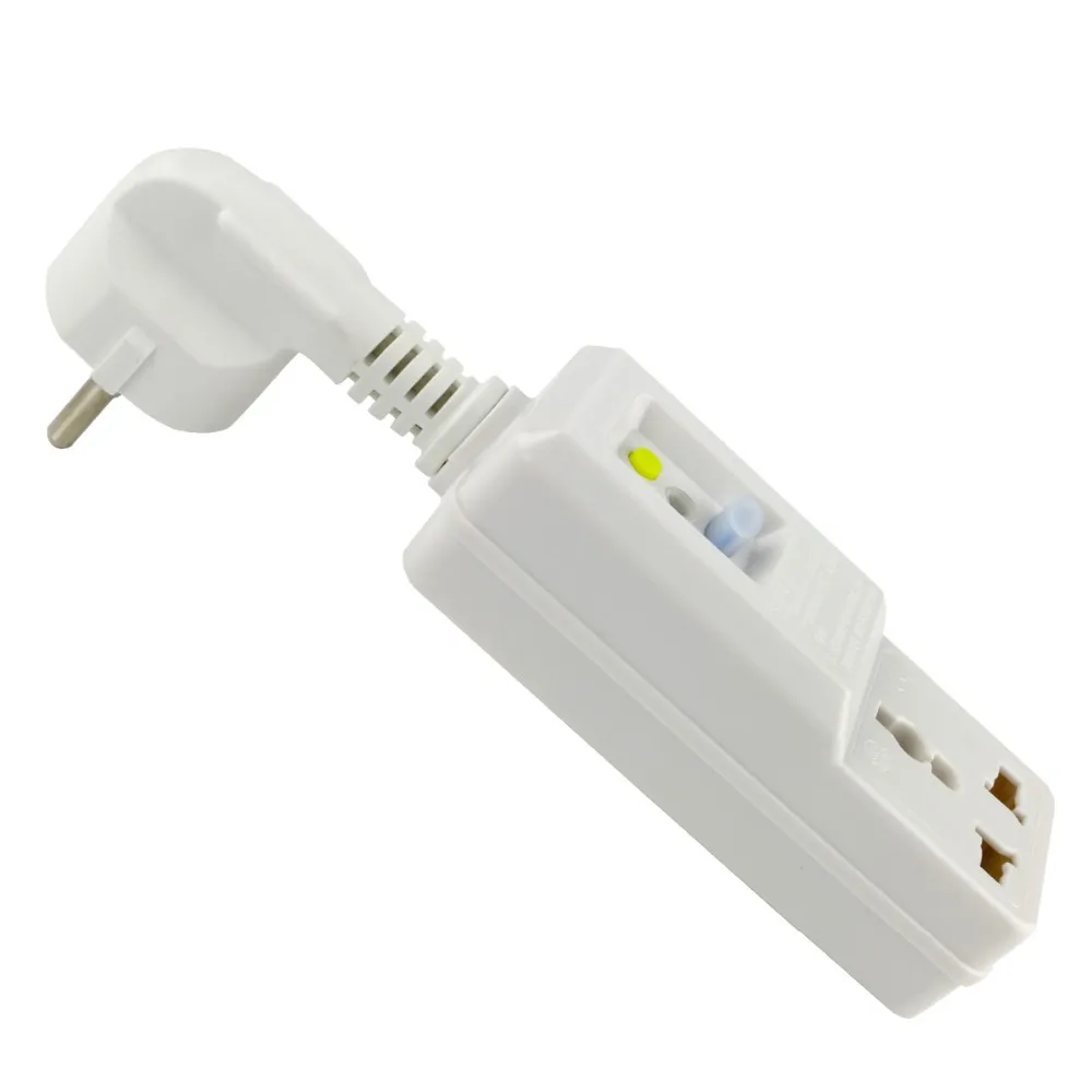 Штепсельная Вилка европейского стандарта 16 А 220 В 240 в защита от утечки GFCI