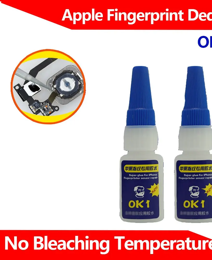 Механик Apple отпечатков пальцев ремонтный клей OK1 ремонт Мобильный телефон