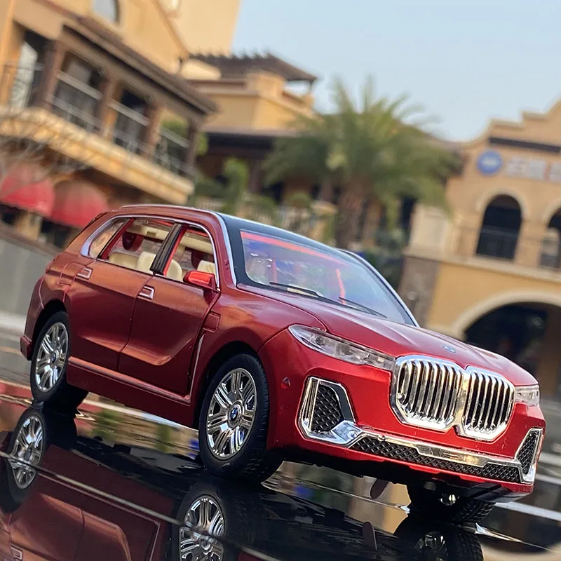 Модель автомобиля 1:24 X7 SUV из сплава литая и игрушечная техника металлическая