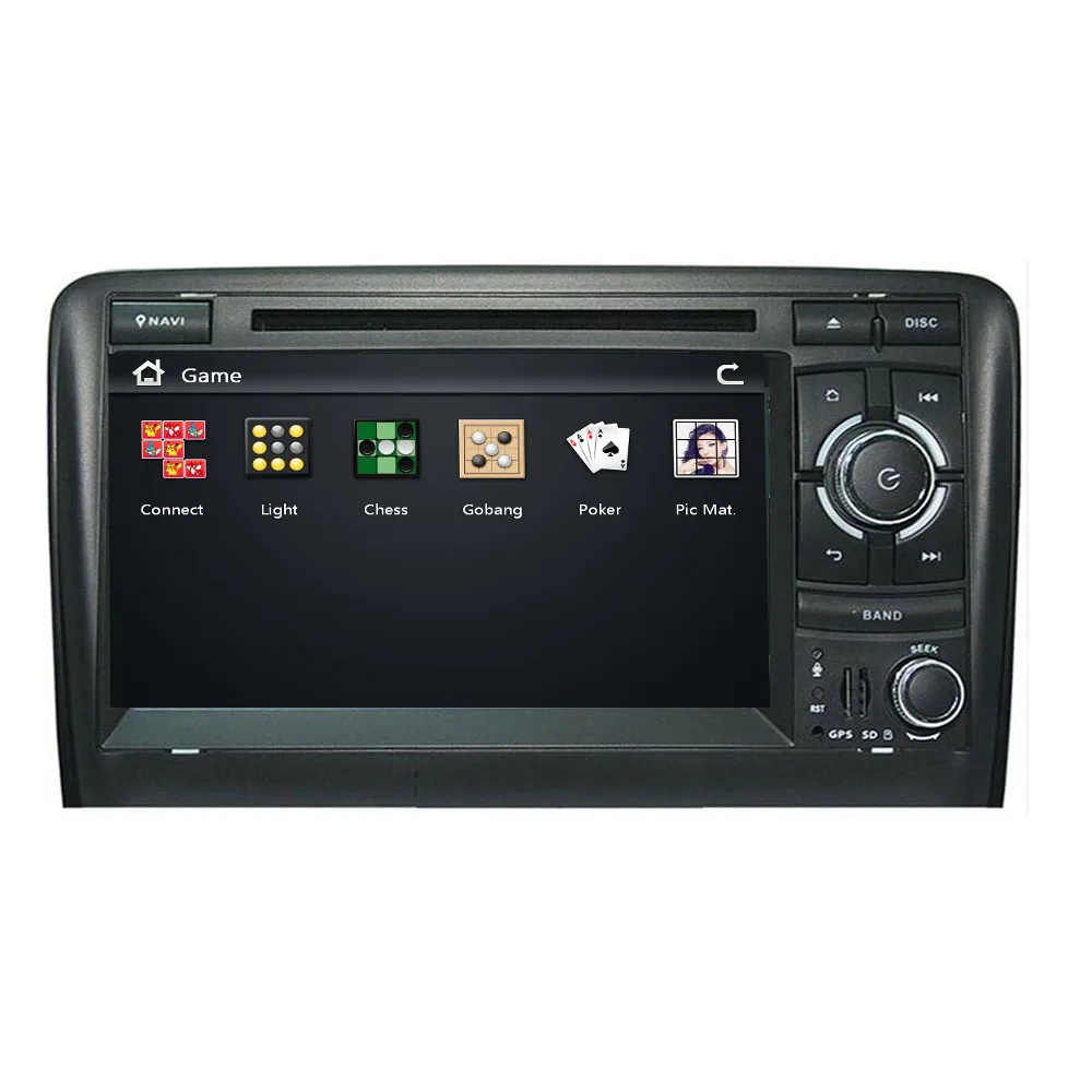Автомобильный DVD GPS плеер IPS 7 дюймов для Audi A3 8P 2003 2012 S3 2006 RS3 Sportback 2011 мультимедийный