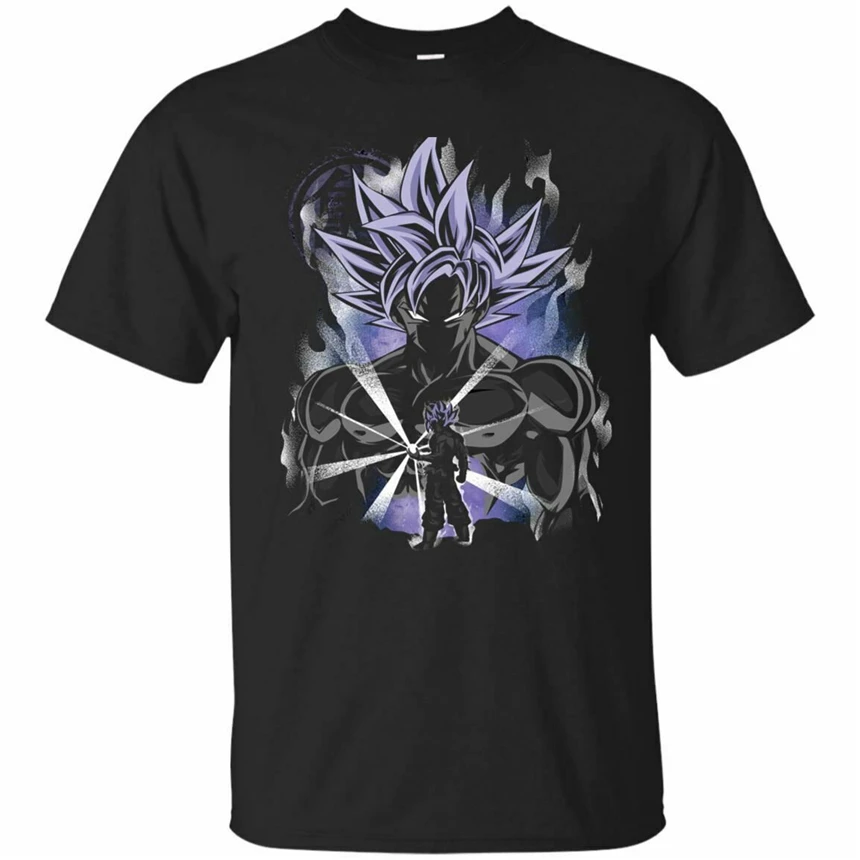 Футболка с драконом Гоку ультра Instinct Hero Goku футболка короткими рукавами для