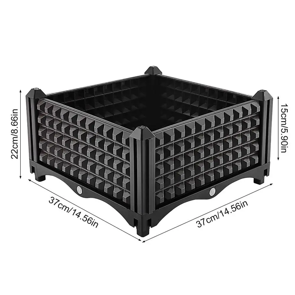 

Raised Planter Box With Breathable Leg Patio Outdoor Elevated Garden Bed For Vegetable Flower Plants Nursery Pot