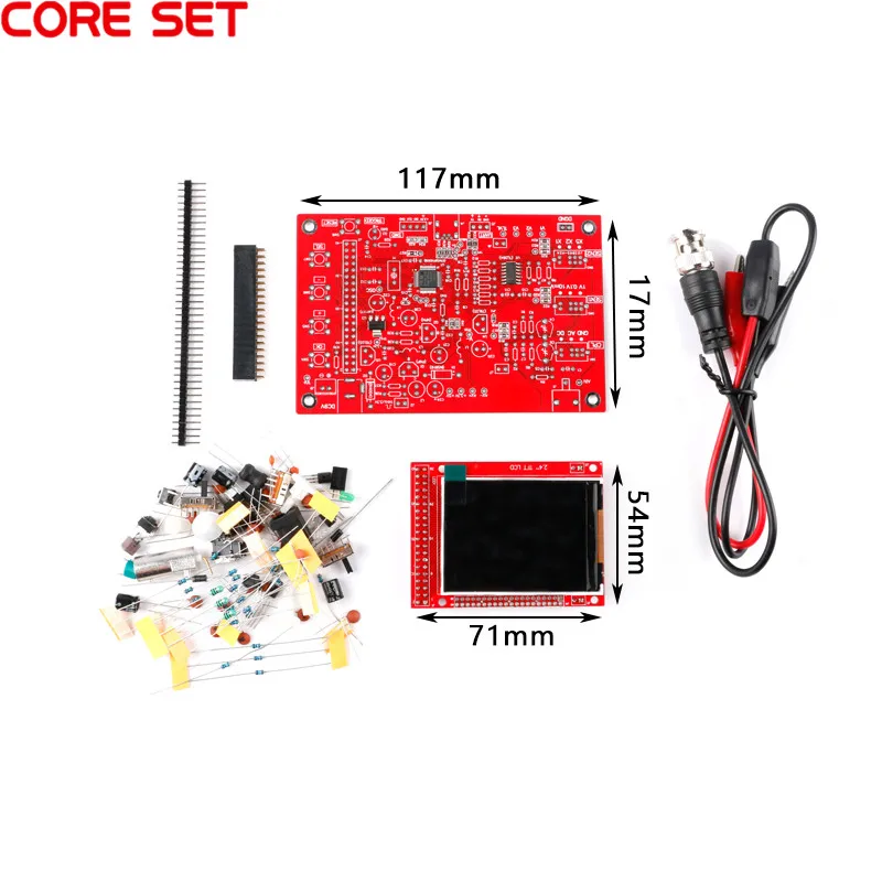 DSO138 2 4 &quotцифровой осциллограф TFT производства комплект DIY Kit Мини карманный