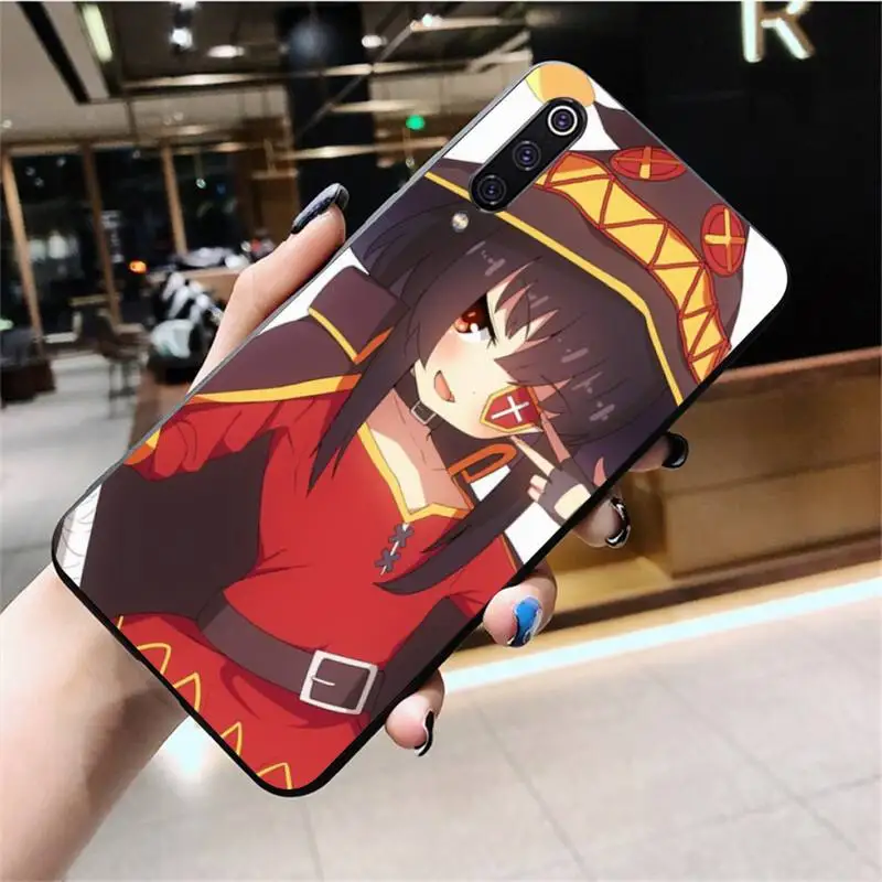 HUAGETOP KonoSuba Megumin Kono чехол для телефона Huawei Honor 30 20 10 9 8 8x 8c v30 Lite view pro | Мобильные