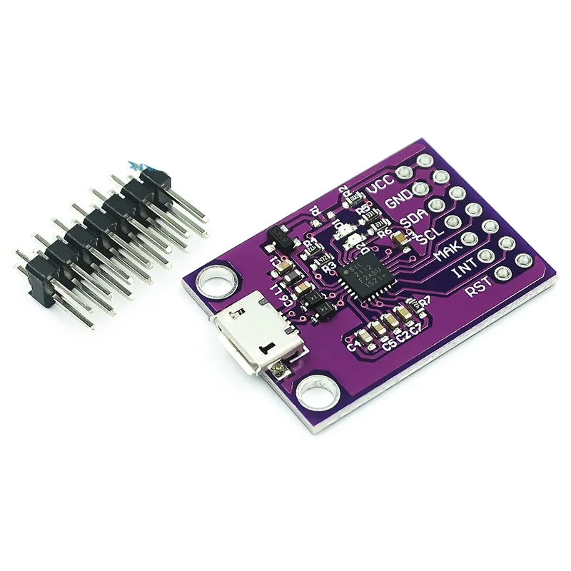 CP2112 плата отладки USB к SMBus I2C Связь модуль 2 0 MicroUSB 2112 оценочный комплект для CCS811
