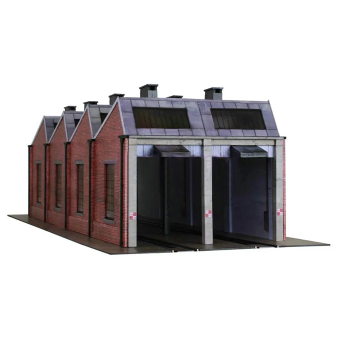 

1:87/ 1:150 HO Scale Handmade Model Train Repair Shop Sand Table Paper Repair Room Model