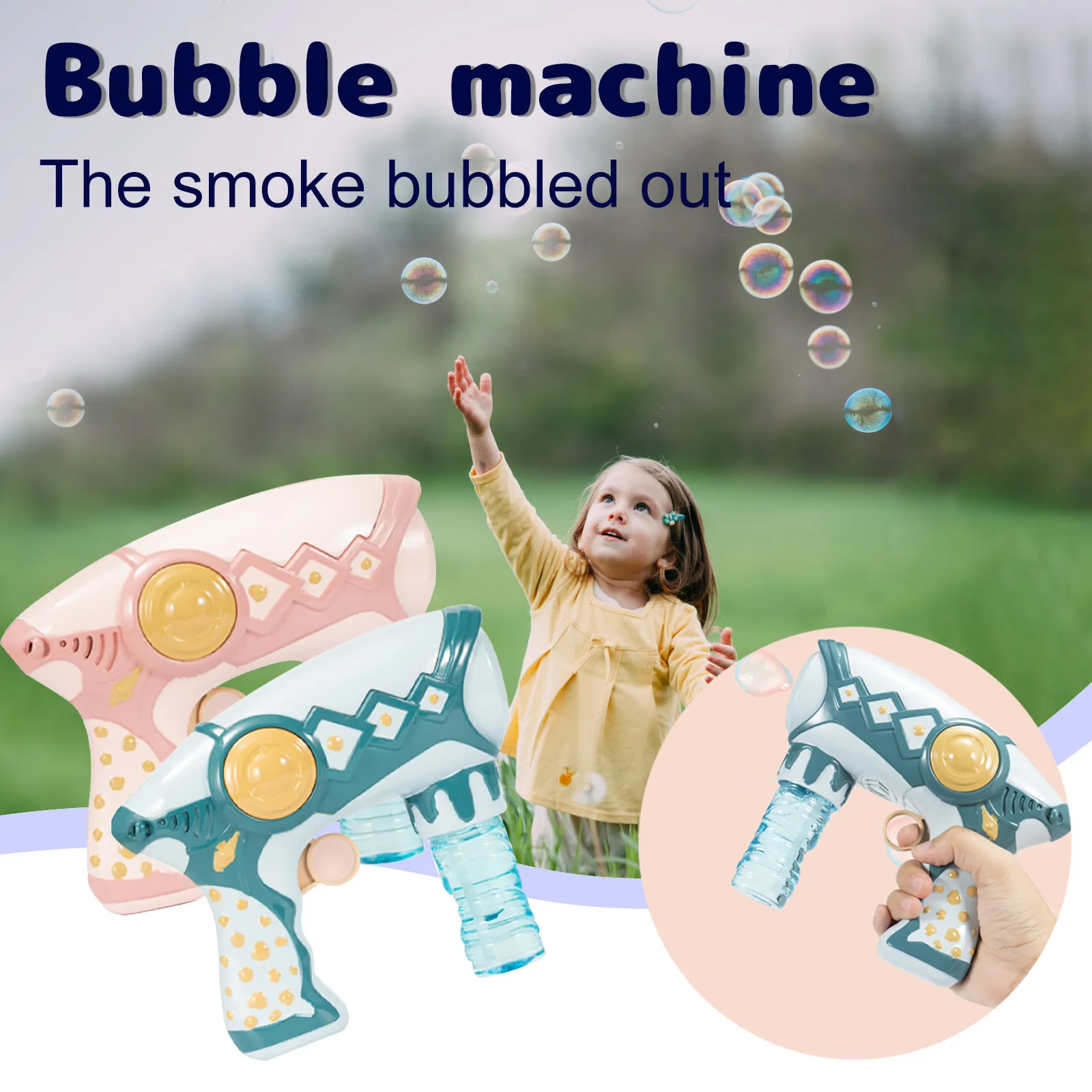 Портативная Автоматическая пузырьковая машина для детей детские Пузырьковые