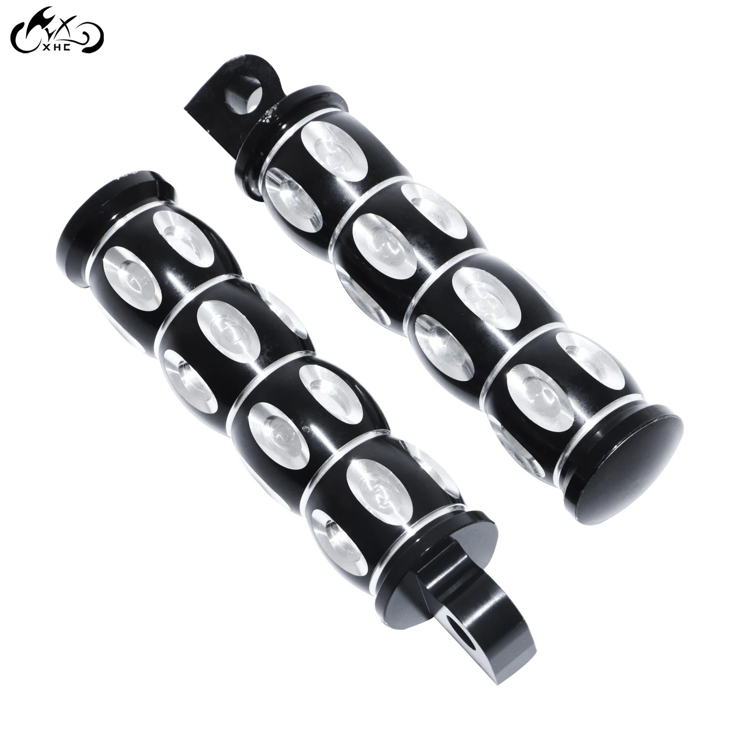 Motorcycle Foot Rest Driver Passenger CNC Pegs Footrest Male Mount Billet For Harley Touring Dyna Sportster Softail | Автомобили и
