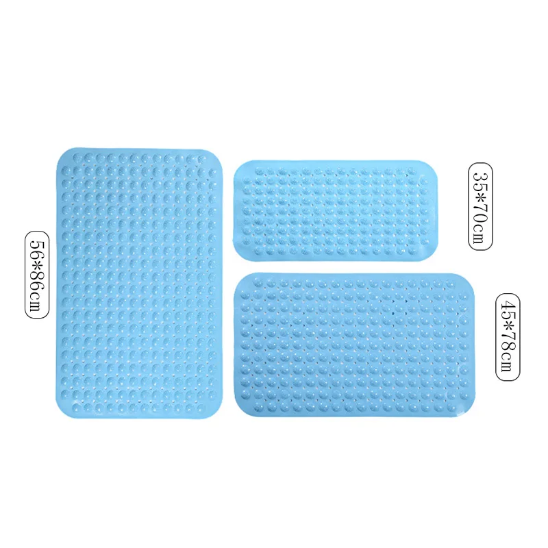

Bath Mat Non Slip Bathroom Rugs Massage Suction Cup Mats Shower Mats Bathtub Rugs PVC Floor Carpet Anti Slip Bath Room Pad Home