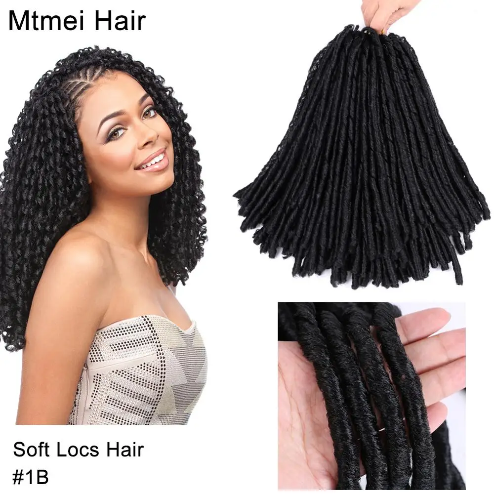 Mtmei волосы 14 &quotмягкие locs вязанные крючком мягкие дреды косы богини искусственные