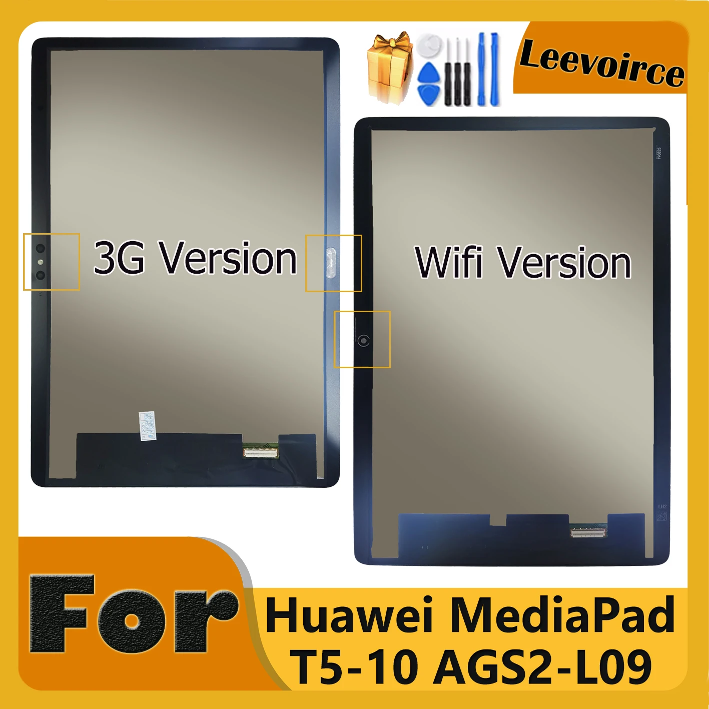 Оригинальный 10 1 дюймовый ЖК-дисплей для Huawei MediaPad T5 дюймов зеркальный дисплей