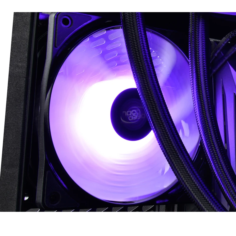 Вентилятор шасси Deepcool 12 см тихий вентилятор ЦП RGB охлаждения 3pin4pin радиатор кулер