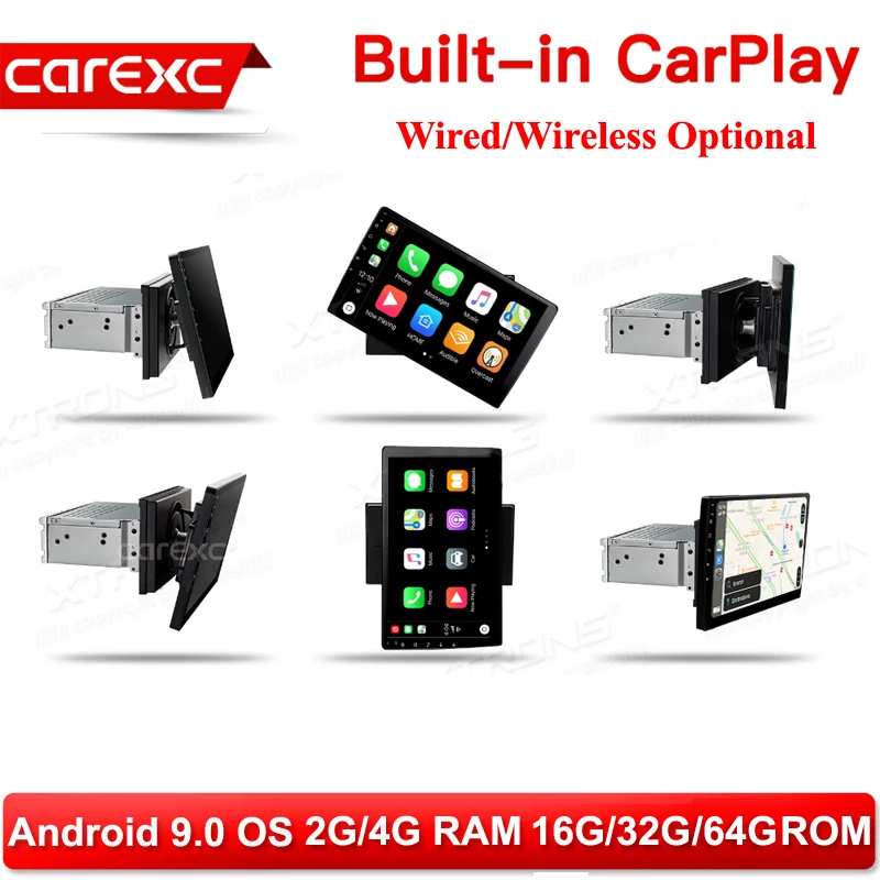 Мультимедийная магнитола на Android 10 1 9 0 дюйма с изогнутым экраном|Автомагнитолы| |