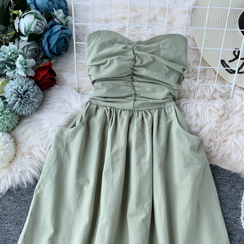 

YIZZHOY Wrap Chest Waist Fairy Dress Off Shoulder Sexy Dance Princess Dress Women's Party Dress Fashion Black Dress