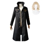 Парик для косплея Сано мангиро из Мстители Токио для взрослых и детей, жакет и брюки унисекс, плащ для Хэллоуина, костюмы для вечеринки