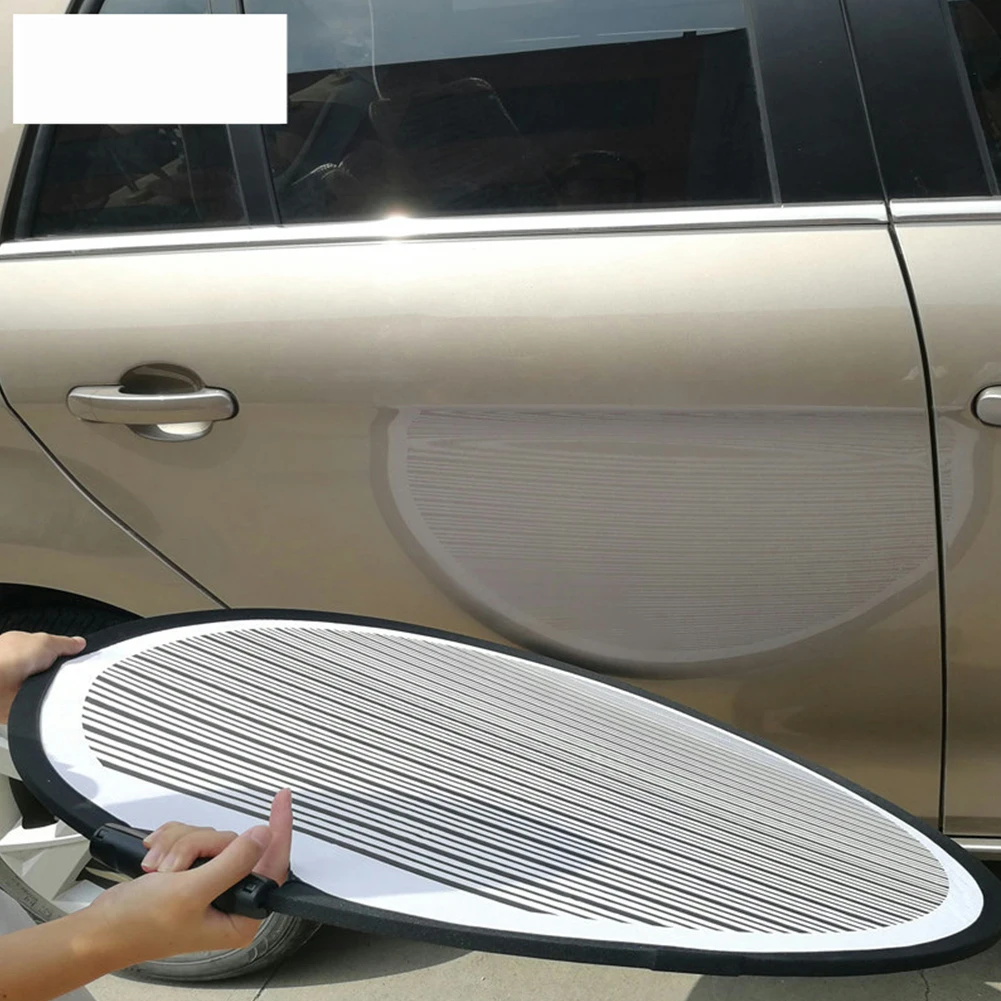 

Circular Car Repair Reflector Board Tool Scratch Vehicle Professional Stripe Line For Dent Detection Rotation Portable Durable