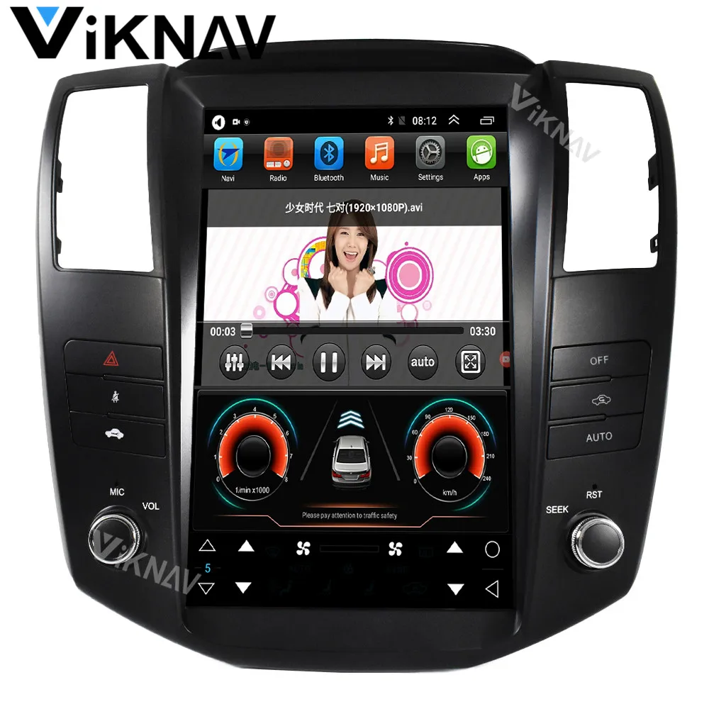 Автомобильное радио GPS-навигатор для-Lexus RX RX300 RX330 RX350 RX400H 2004 2005 2006 2007 2DIN android