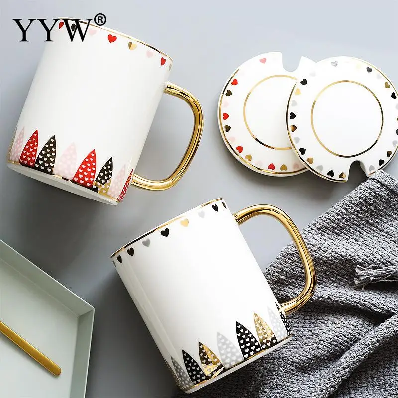 Пара кружка для кофе чашки питья большой вместимости керамические кружки