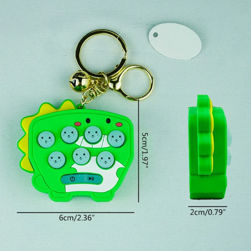 

Игрушка-брелок для ключей 77HD, электрическая игрушка-A-родинка, Реалистичная игрушка для стимуляции игры с светильник кой со звуком и тревожн...